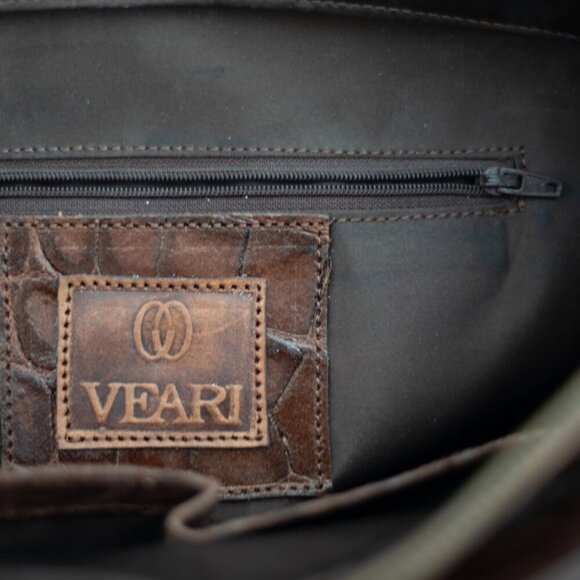 Veari Genuine Crocodile Leather Small Tote Bag - Picture 4 of 6